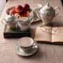 - Green Floral Tea Set Of 4