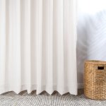 Oslo Eyelet Unlined Curtain - Pearl - 270 X 223CM