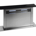 Falco 90CM Downdraft Cookerhood Black Glass – FAL90DDGBG
