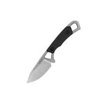 K2085 Brace Neck Knife Black Handle With Stone Wash Blade Finish