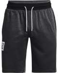 Men's Ua Recover Shorts - Black Full HEATHER-001 LG