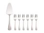 Maxwell & Williams Maxwell And Williams Cosmopolitan Cake Lifter & Fork Set 7PC-MATTE Finish