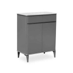Modern Grey Shoe Storage Cabinet
