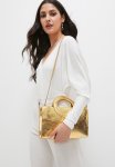 Paula Top Handle Bag - Gold