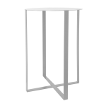 Mid Town Side Table - White Textured