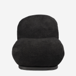 Isabella Swivel Chair - Jet