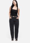 Curvy Fit Straight Regular Jeans - Black