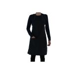 Apron Blk Large 2X Double Pockets