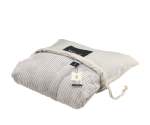 Sofa Seat Cover 105X105 - Cord - Velours - Platinum