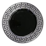 Underplate 32CM - Silver & Black