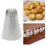 1PC Piping Tipsfor Cake Cupcake Decorating Stainless Steel Icing Piping Nozzles Decorating Tips Pastry Tips Frosting Tips For Cr
