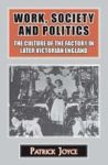 Work Society And Politics - The Culture Of The Factory In Later Victorian England Paperback