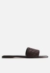 Braided Sandals - Dark Brown