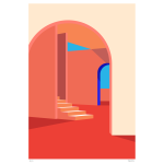 Welcome Home Art Print - A3