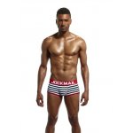 Jockmail Striped Boxer With Open Rear