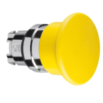 ZB4BC5 Yellow Mushroom Push Button Head