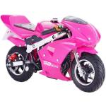 50CC 2 Stroke 3HP Cag Pocketbike - Pink Ages 4-13 Years +