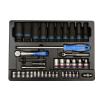 Socket Set Combination 40PC 1 2" Std & Impact