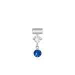 Seimia Pendant With Blue And White Cubic Zirconia