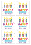 Personalised Gift Stickers - Candles