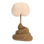 Coffee Accessories Strainer Tea Accessories Reusable Silicone Poop Tea Maker