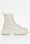 Over-ride Platform Boot - Bone