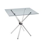 Glass Top Dining Accent Table MWDT7
