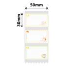 NB678 - - B1 B21 B3S B4 - 50X30MM - 230 Animal Autumn Outing Labels
