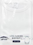 Mother's Choice Bodysuit Long Sleeve White 12-18M