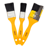 Academy Ebony Synthetic Paint Brush Set – 3 Piece