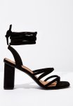 Cotton On Tonic Strappy Heel - Black Micro