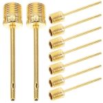 Gogogmee 50PCS Stainless Steel Air Pump Needles For Basketball Football Volleyball Inflatable Sport Ball Needles For Easy Inflat