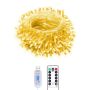 SYNERGY360 200 LED Curtain Fairy Lights USB Powered With Remote Control