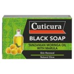 CUTICURA Tanzanian Moringa Oil With Marula Black Soap 100G