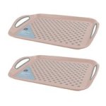 Anti Slip Serving Tray Set 2 Pieces