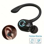 Single Earphone With MIC Hook Noise Cancelling Headset For Business Trucker Driver Wireless Headphone With Ear Caps For Iphone s