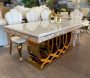 Kc Furn-seppio Marble 8 Seater Dining Table