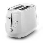 De'Longhi Delonghi White Eclettica 2 Slice Toaster - CTY2103.W