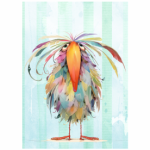 Fabric Paint Sling Whimsical Bird