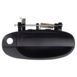 Trq Front Left Exterior Door Handle Black Drivers Side Compatible With 2004-2006 Chevrolet Aveo 2007-2011 AVEO5 2009 Pontiac G3