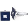 Za Mens Cufflings Set With Crystals From Swarovski