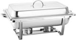 Stainless Steel Single Tray Chafing Dish - Food WARMER-11L 200 Quart Single Pan