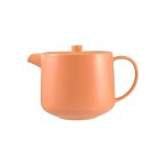 Maxwell & Williams 1LT Cafe Life Teapot With Infuser Apricot