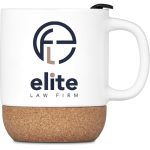 Serendipio Sienna Cork & Ceramic Sublimation Coffee Mug 340ML