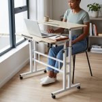 Adjustable Multifunctional Home Table - White