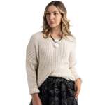Chunky Knit Top - Cream Free