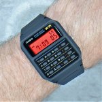 Casio Black Vintage Calculator Unisex Watch CA53W-1Z