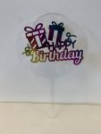 Colourful Cake Topper