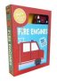 Fire Engines - Book & Wooden Toy Set   Board Book