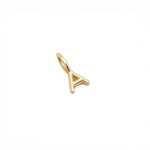 A Alphabet Charm In Yellow Gold